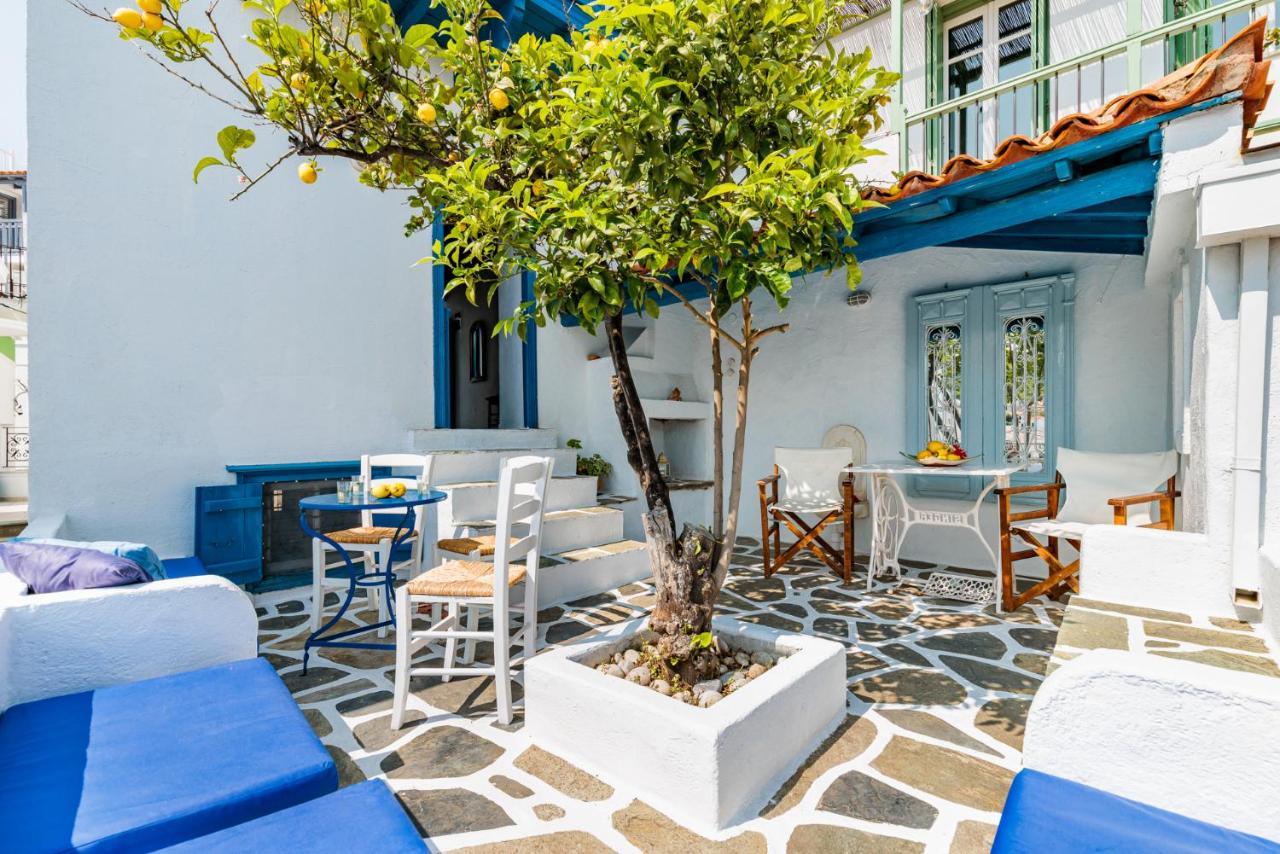 Вилла The Lemon Tree House Скопелос Экстерьер фото